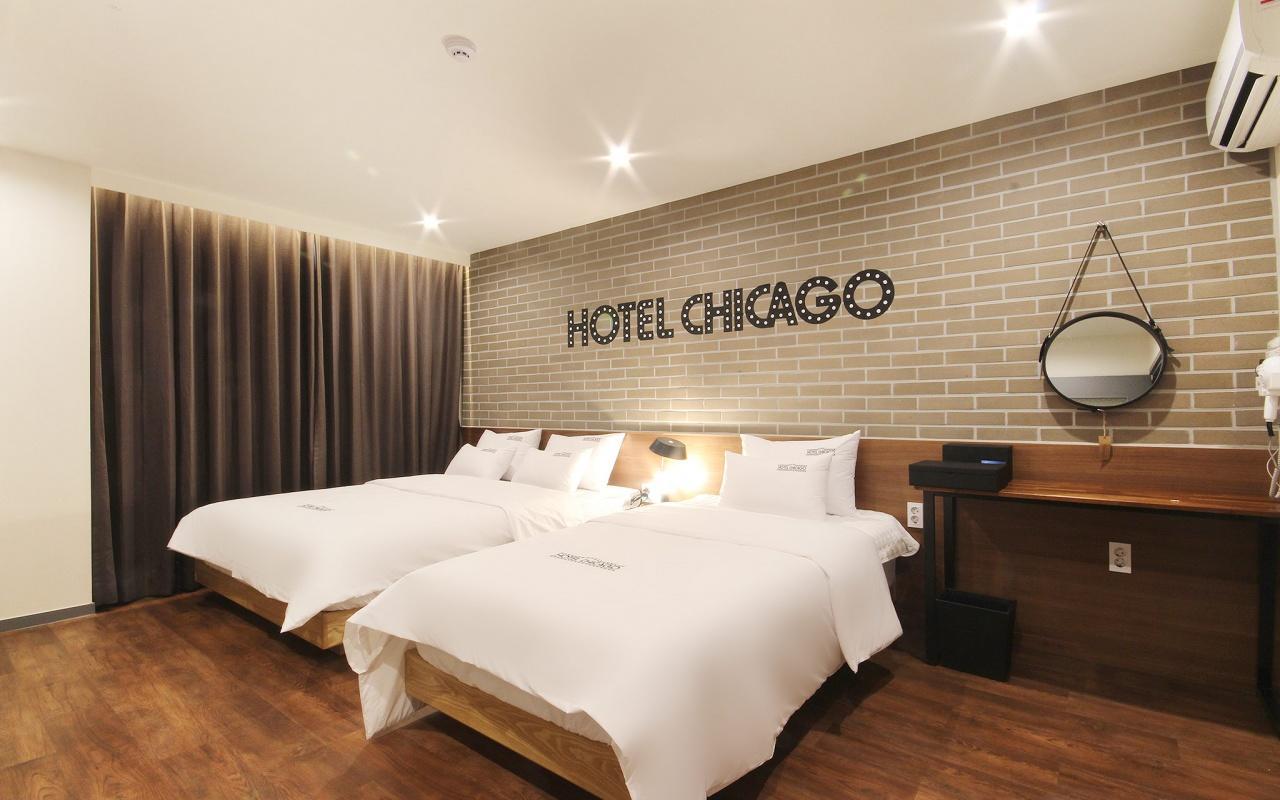 Hotel Chicago Jinju Eksteriør bilde